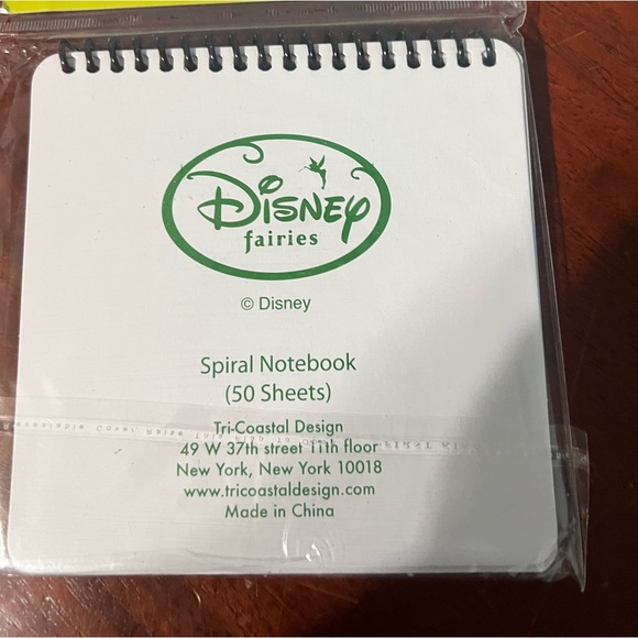Disney Tinkerbell Fairies Mini Spiral Notebook 2009 New Sealed - Picture 15 of 16